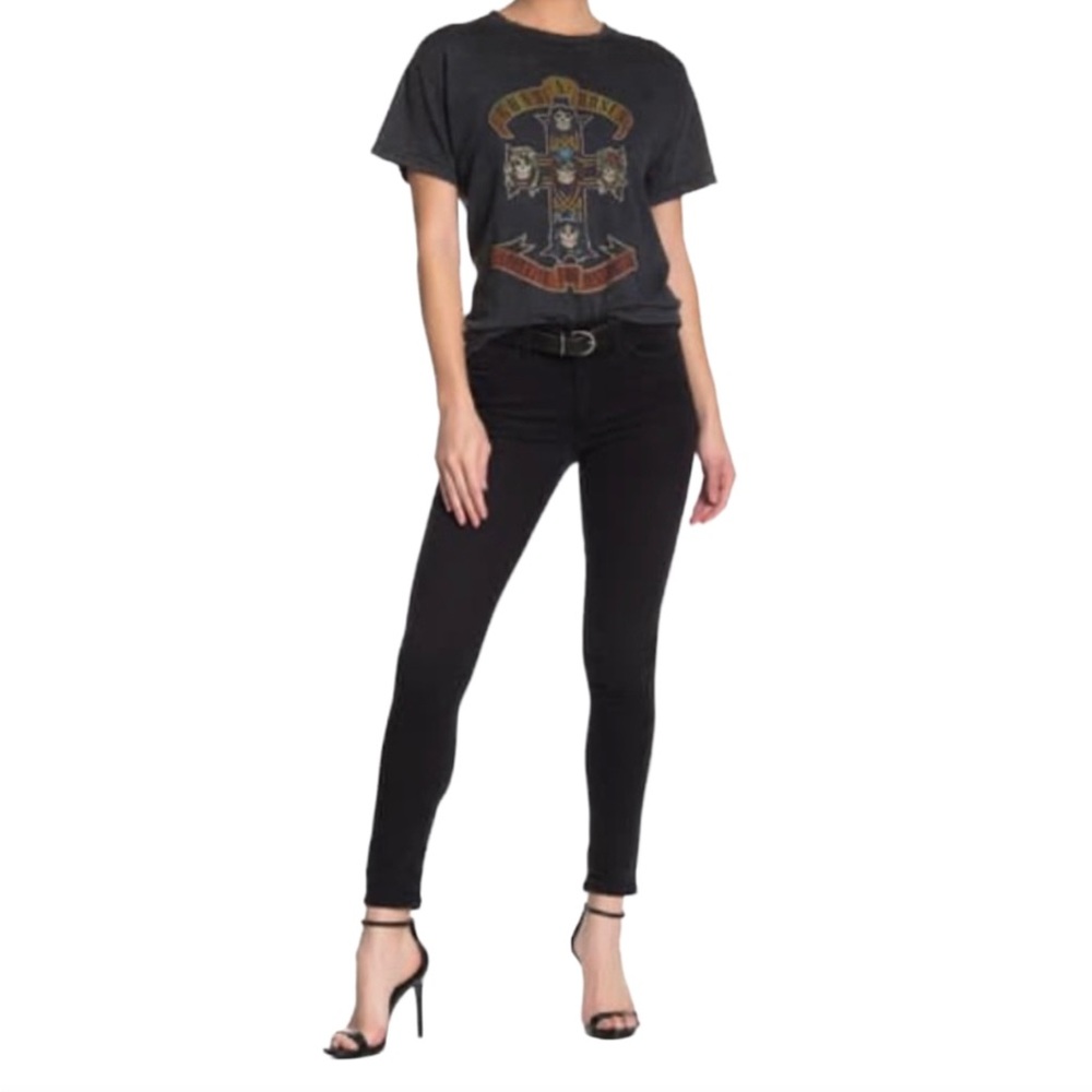 Joe’s Jeans High Rise Skinny Jean in FEDERAL Black Wash